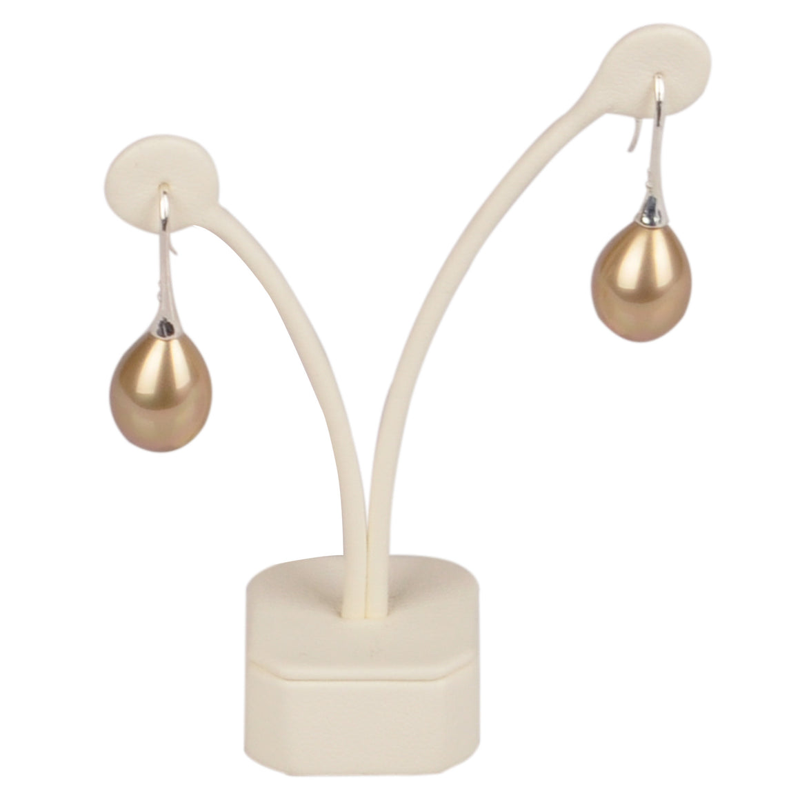 Shell Pearl Earrings | Champagne