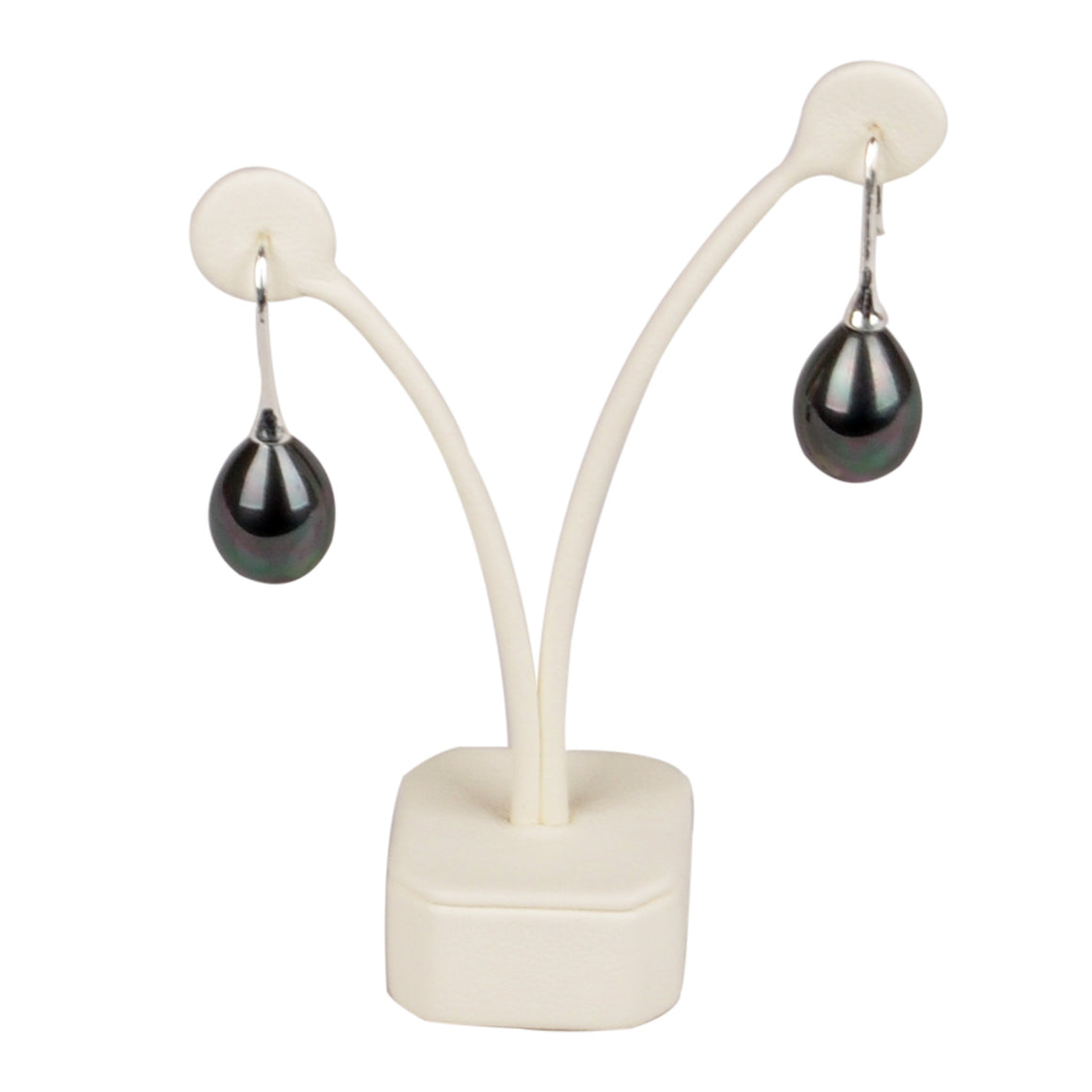 Shell Pearl Earrings | Black