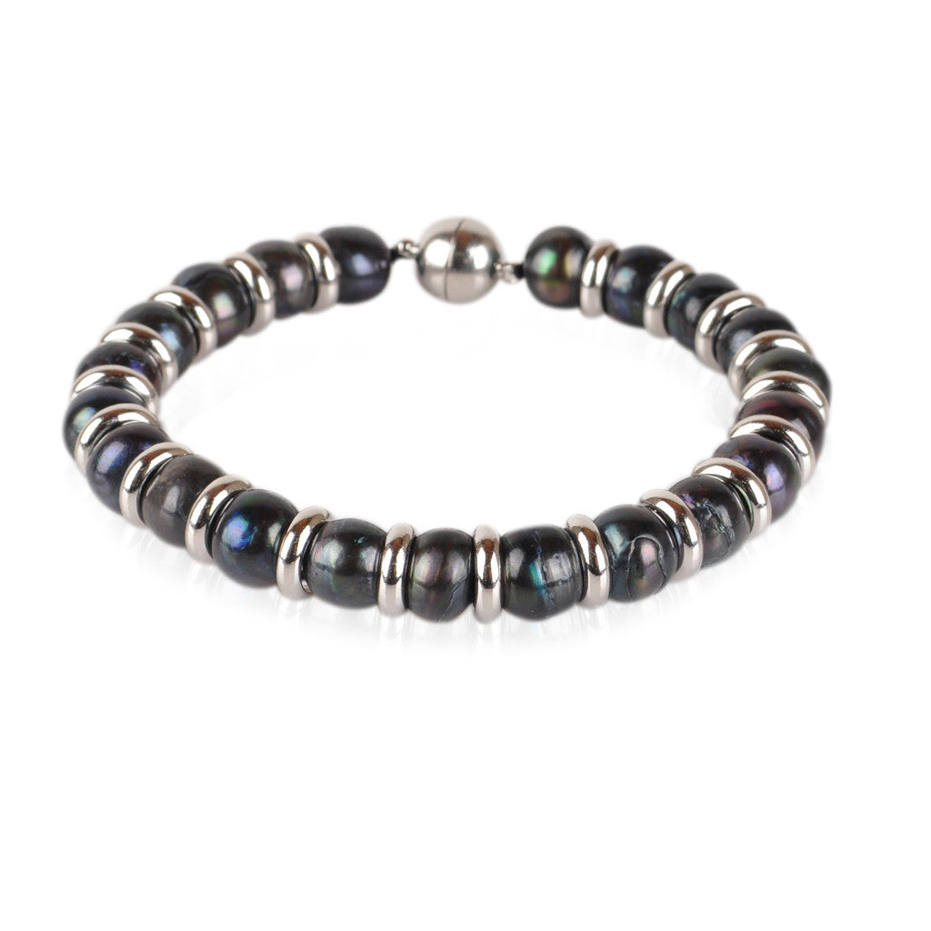 Magnetic Ball Clasp Set | Black